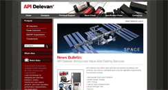 Desktop Screenshot of delevan.com